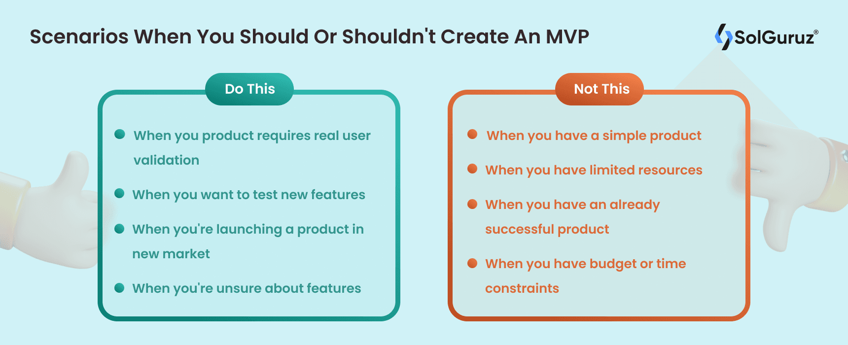 Scenarios When You Should Or Shouldn't Create An MVP