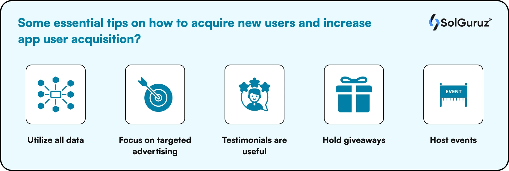 Some essential tips on how to acquire new users and increase app user acquisition
