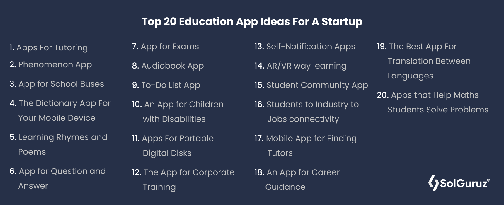 Top Education App Ideas for a startup