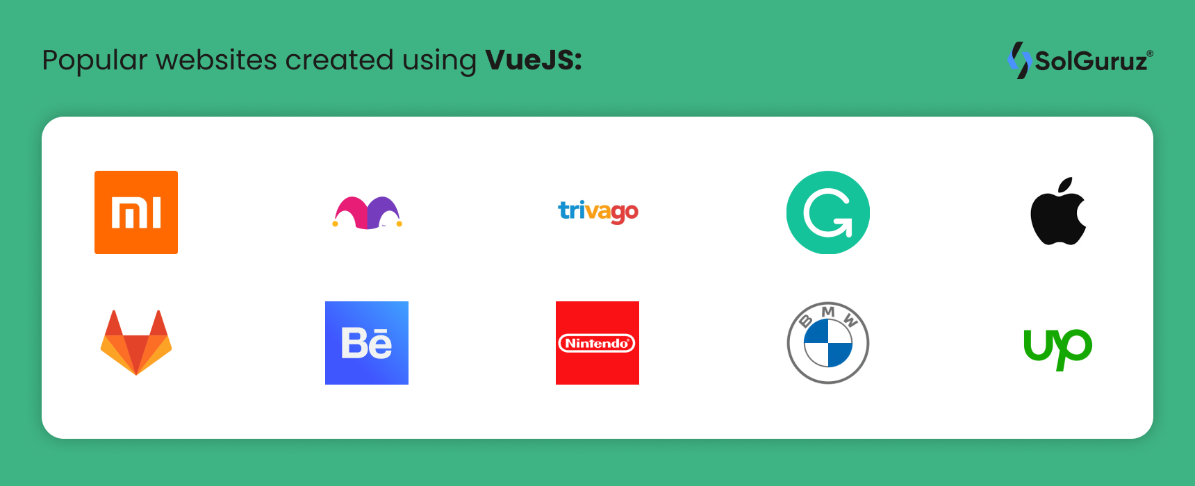 Popular websites created using VueJS