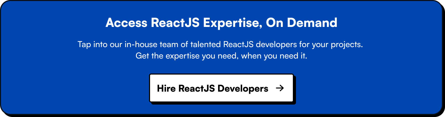 ReactJs developers for hire on contract, ReactJs Staff Augmentation