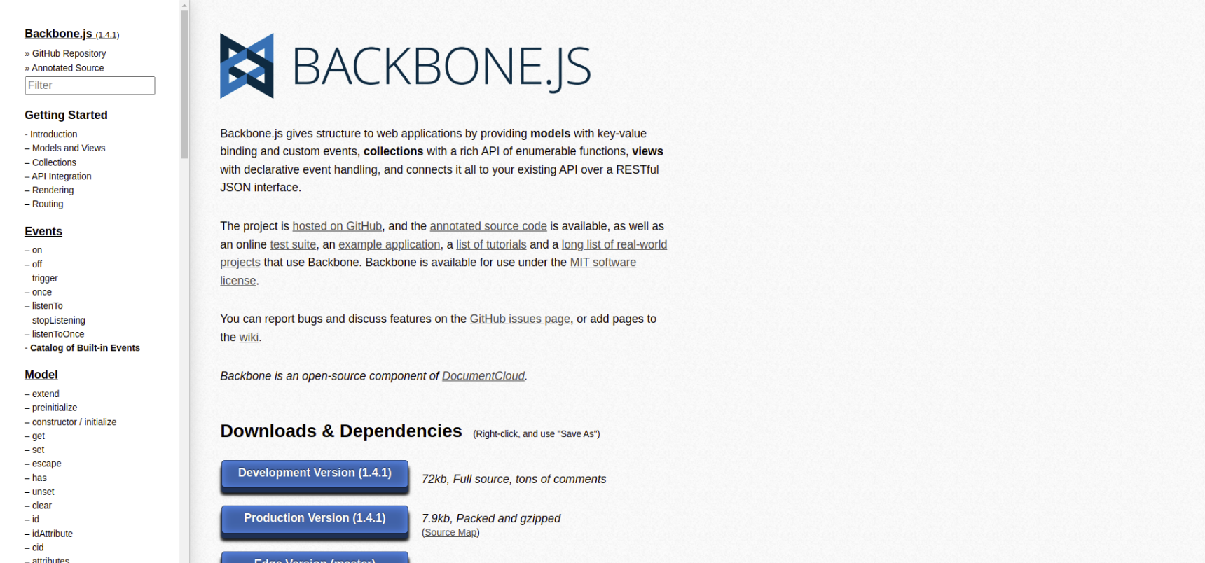 BackboneJS is a JavaScript library that gives structure to web applications. It’s an open-source library that was first released in October 2010. BackboneJS is used by many popular websites, including Uber, Pinterest, Reddit, and more.