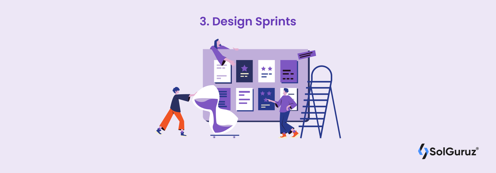 Design Sprints phase in the custom software development allows you to construct a rudimentary design for a desired feature, which can then be tested with users to glean valuable feedback.