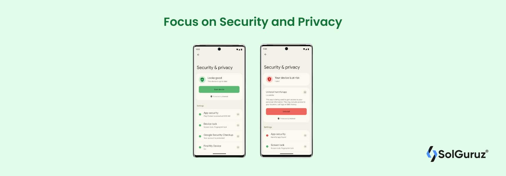 Focus on Security and Privacy - Android App Development Trends