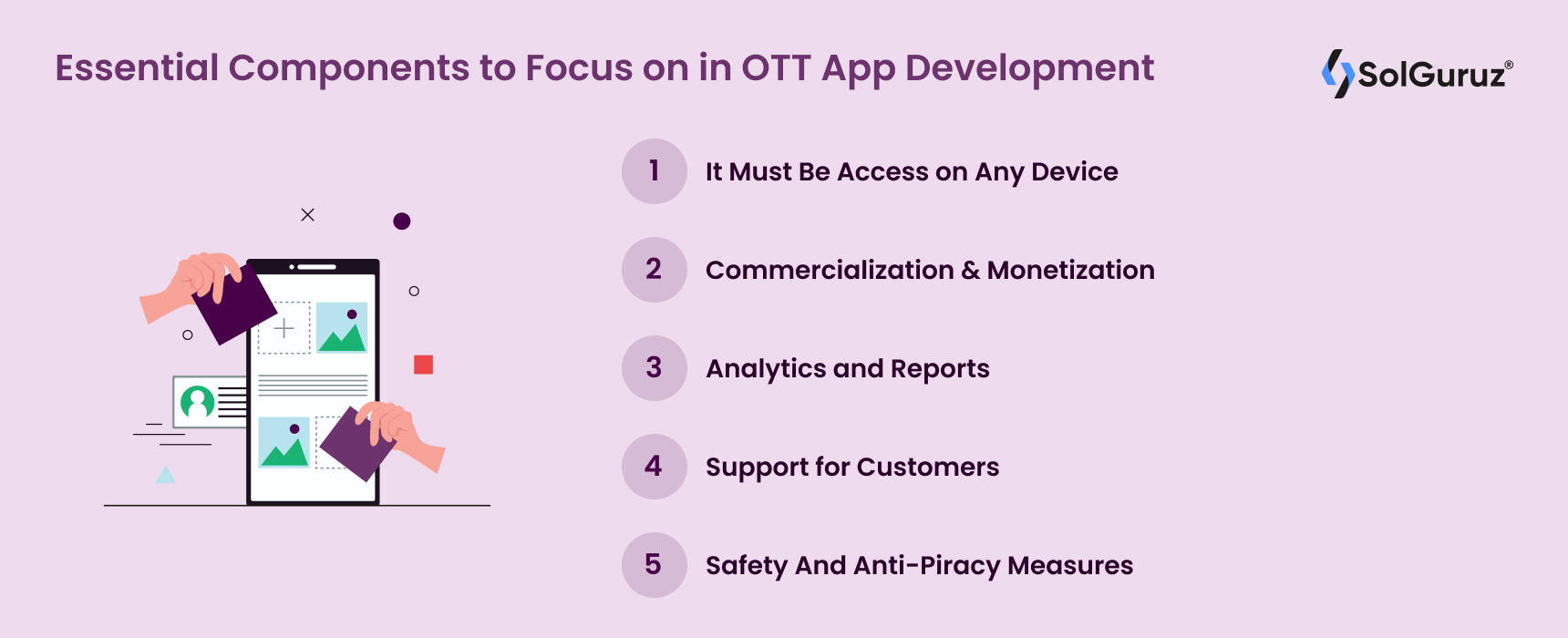 Essential Components to Focus on in OTT App Development