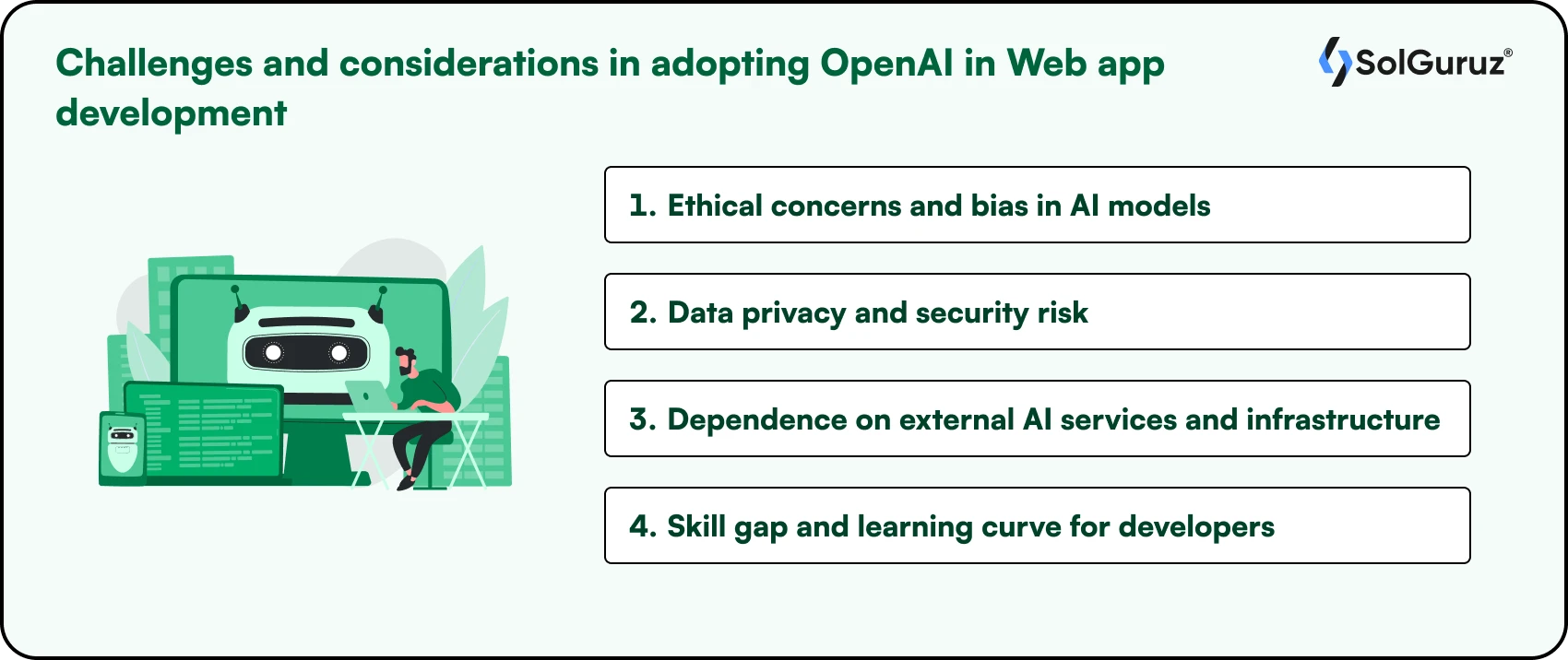 Challenges and considerations in adopting OpenAI in Web app development