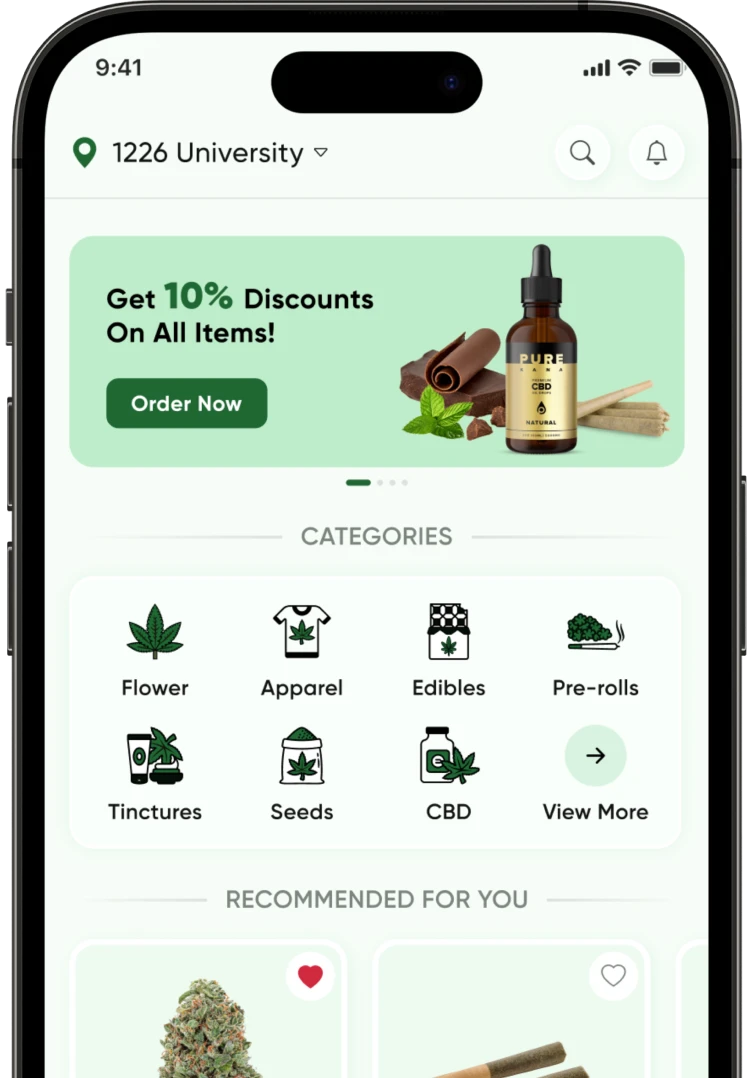 Leafbis - On-demand Cannabis Delivery Mobile App Development