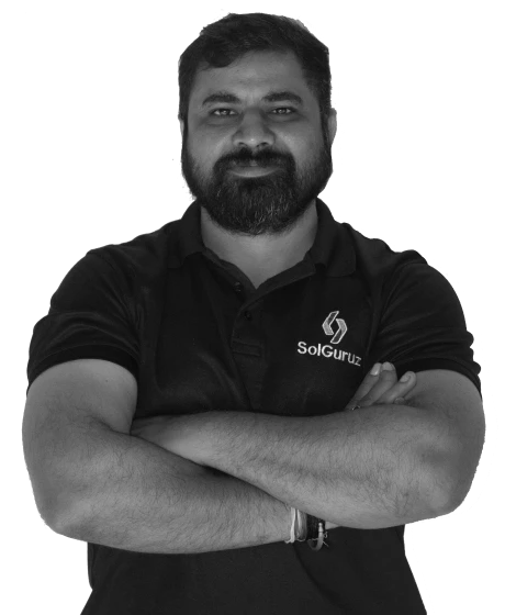 Satendra Bhadoria, COO and Co-Founder of SolGuruz - Orchestrating operational excellence and driving growth strategies.