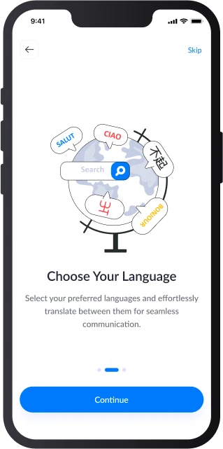 Translator App onboarding 2