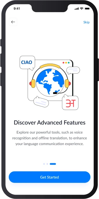 Translator App onboarding 3