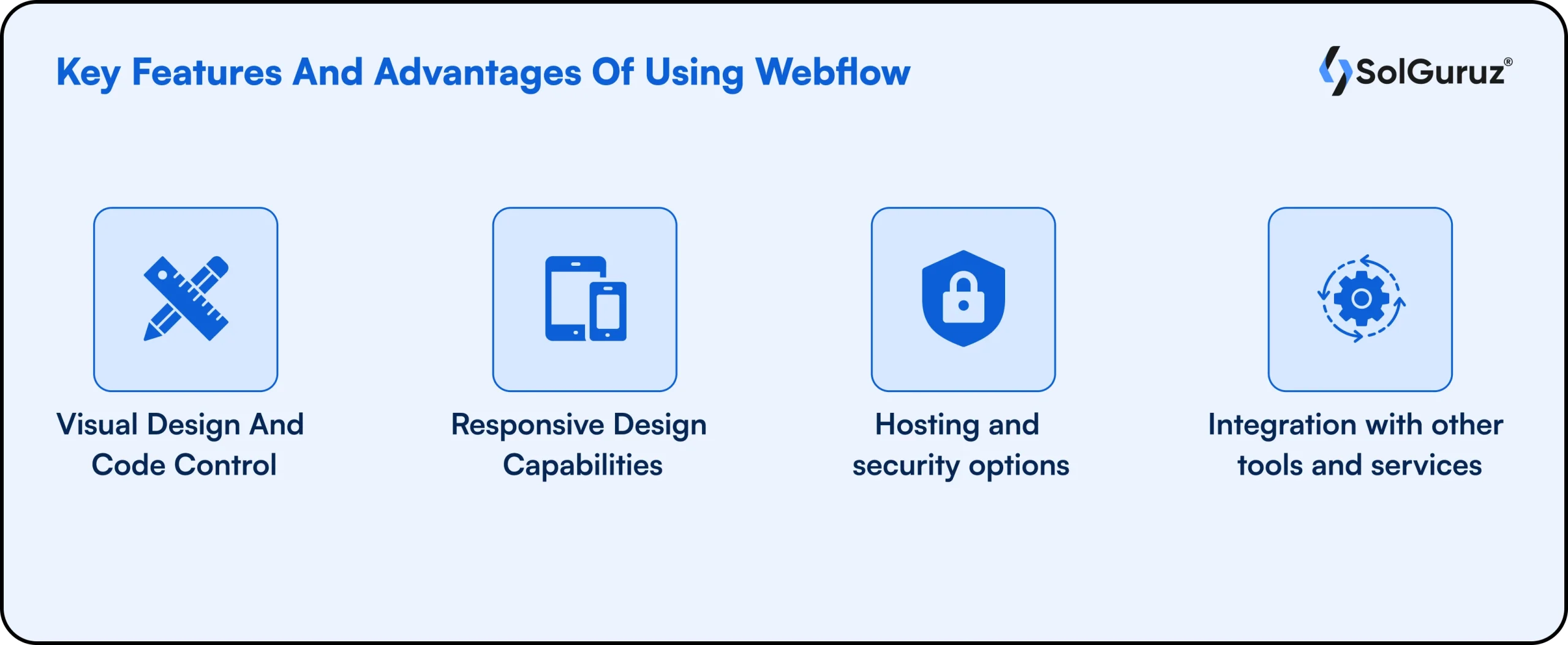 key features and advantages of using webflow