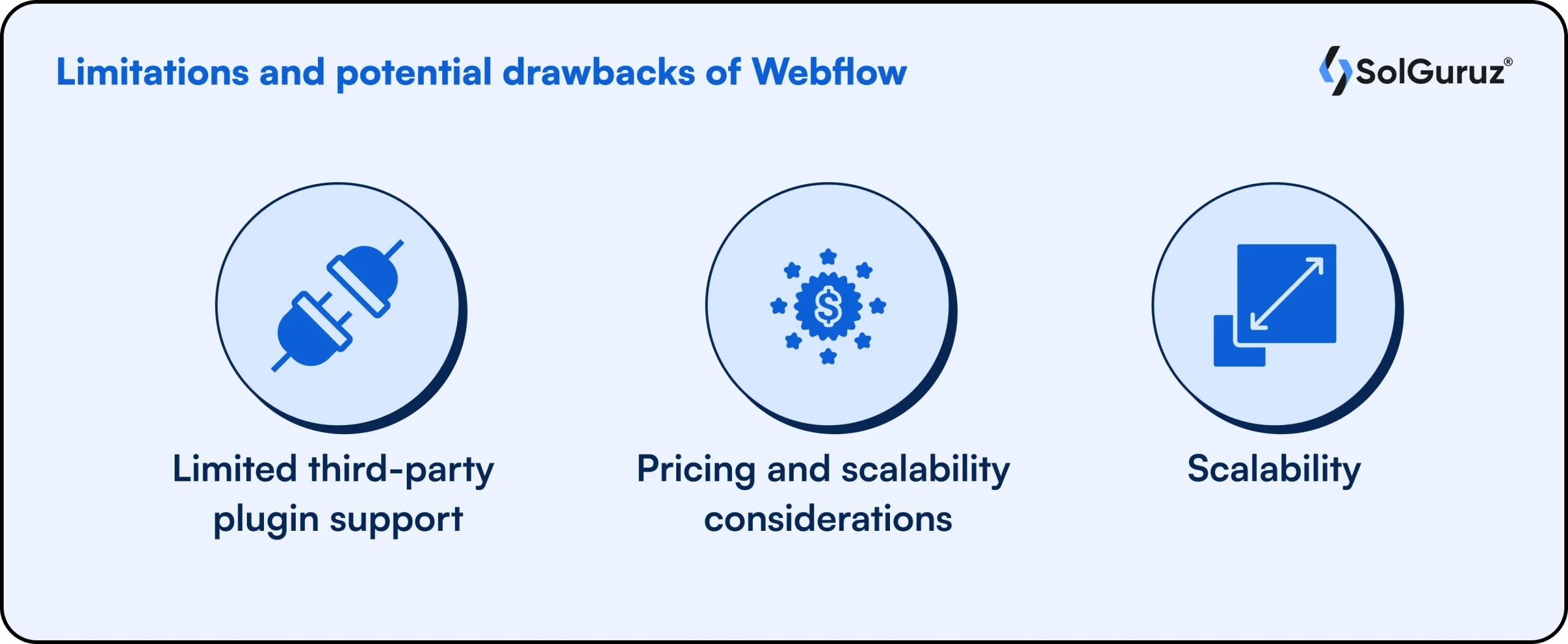 limitations and potential drawbacks of webflow