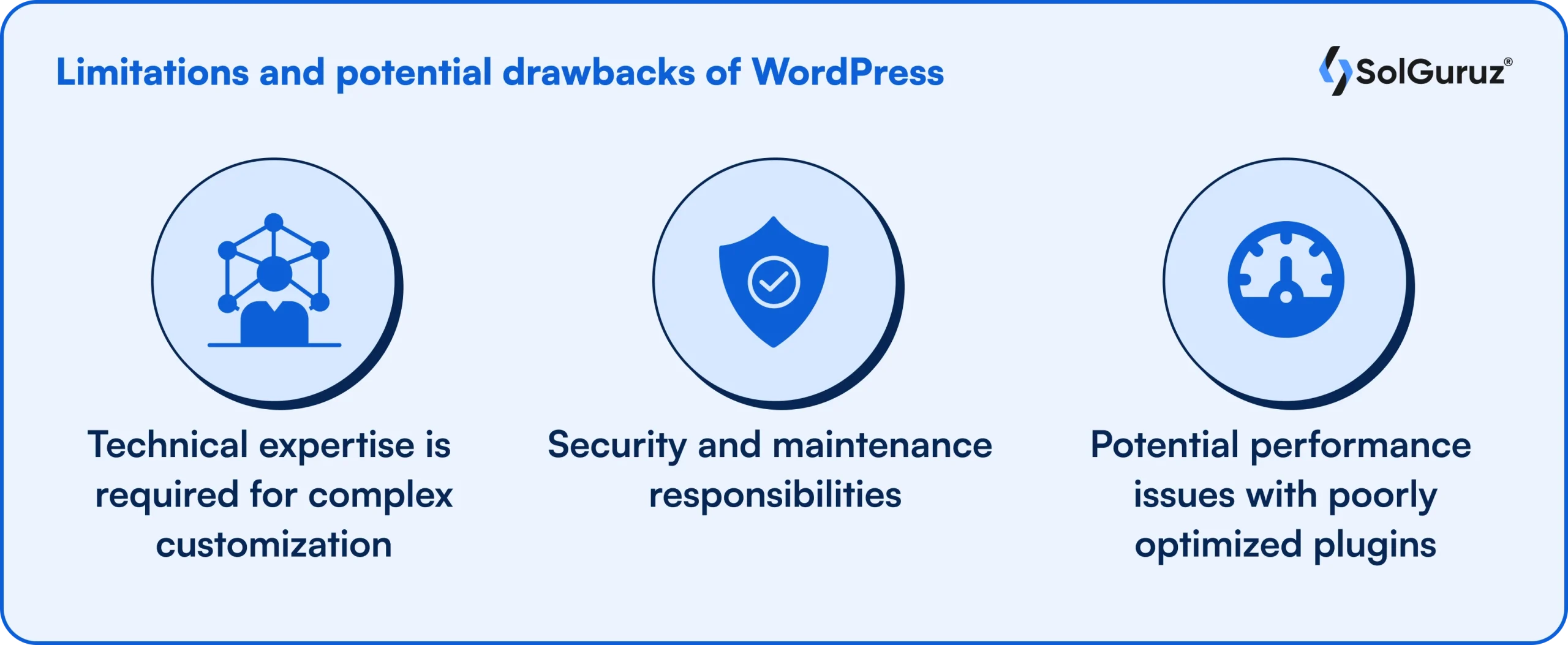 limitations and potential drawbacks of wordpress