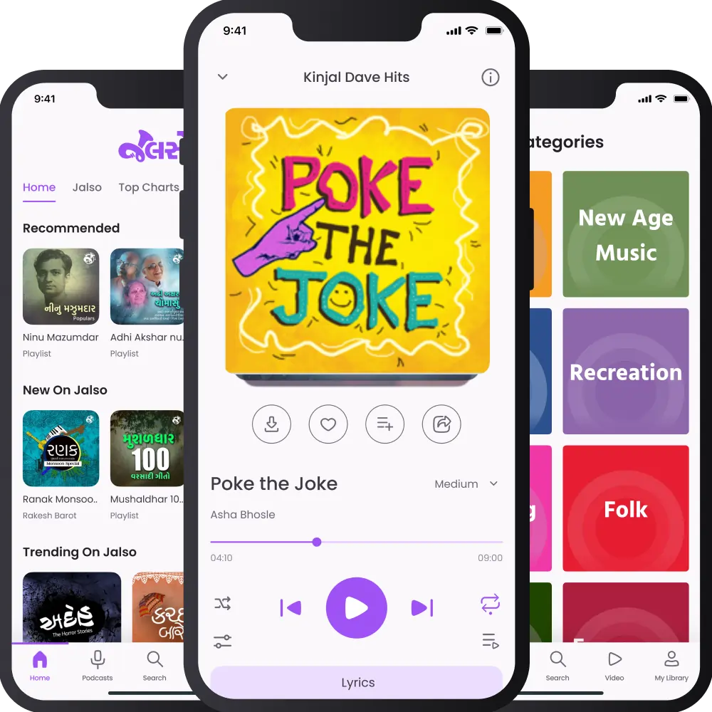 Jalso is a music and podcast app, developed by SolGuruz. SolGuruz has delivered CMS, Website, and mobile app development services.