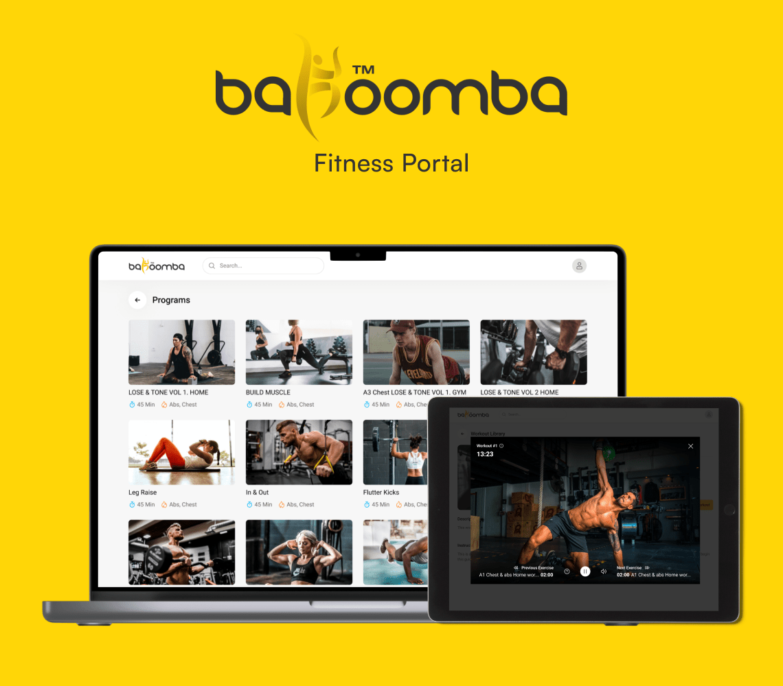 Bakoomba Fitness Web and Mobile App Development