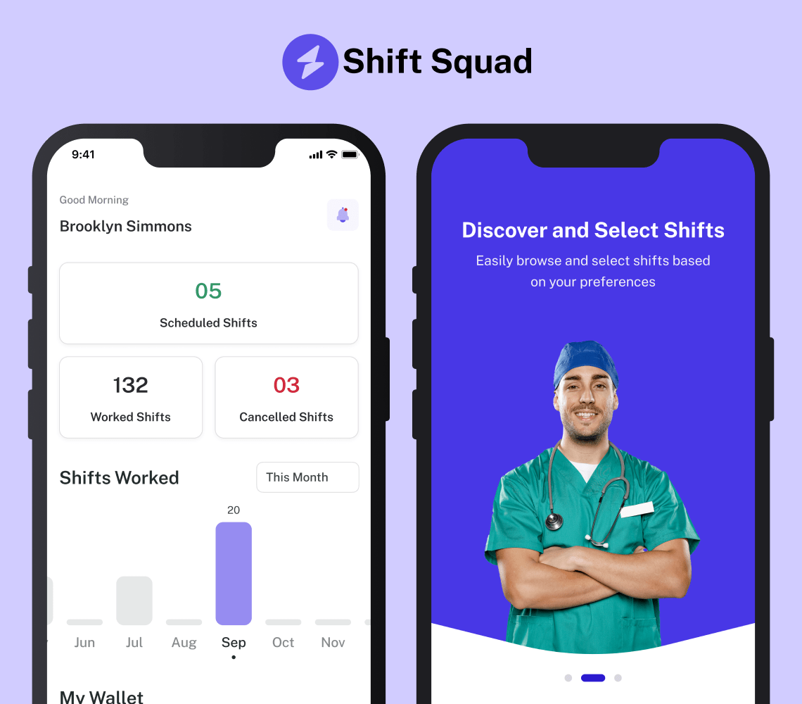 ShiftSquad- A Healthcare Staffing App and Nurse Staffing Solutions