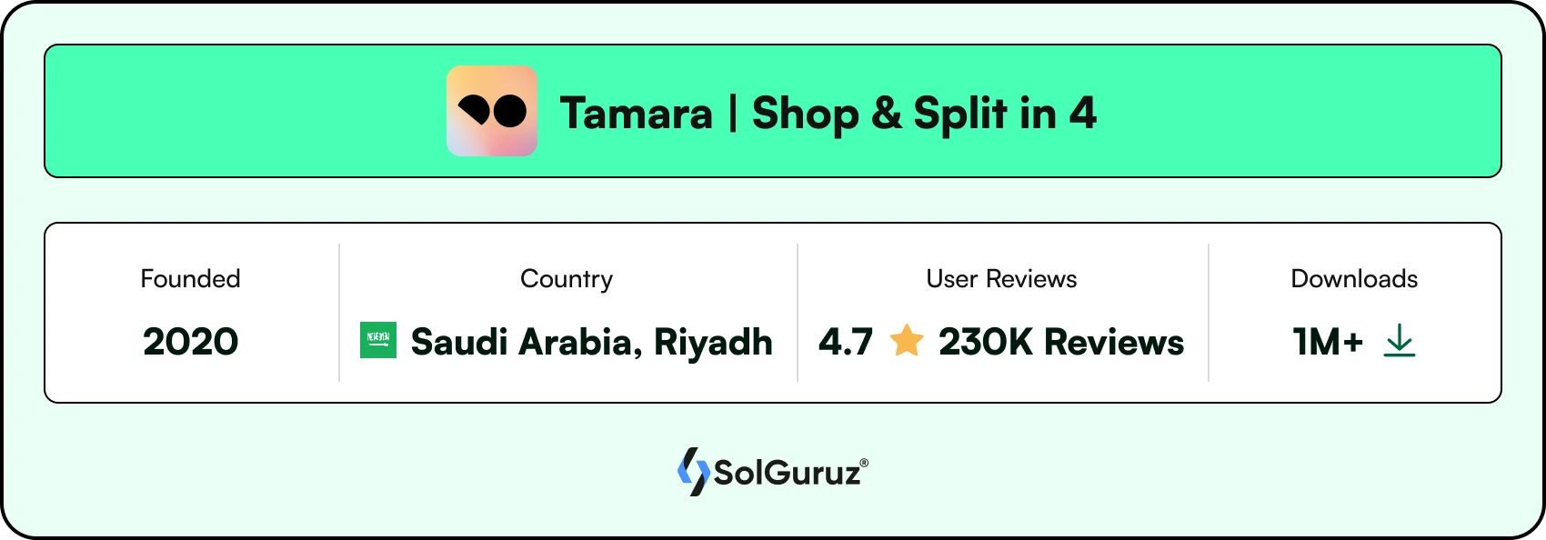 Tamara BNPL App - Shop & Split in 4